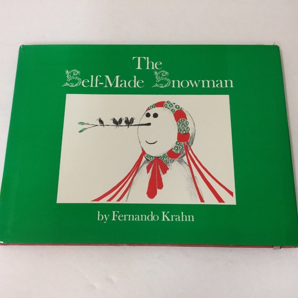 Krahn, Fernando THE SELF-MADE SNOWMAN‎ vintage 1974 1st Edition